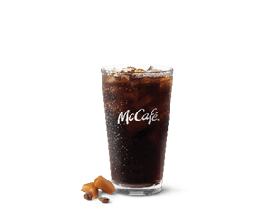 Salted Caramel Iced Black Coffee 16oz